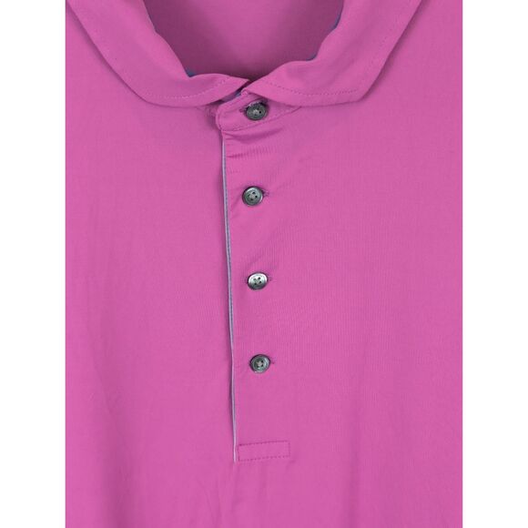 Greyson Performance Golf Polo Shirt Purple Men's Size 2XL/XXL - Picture 4 of 12